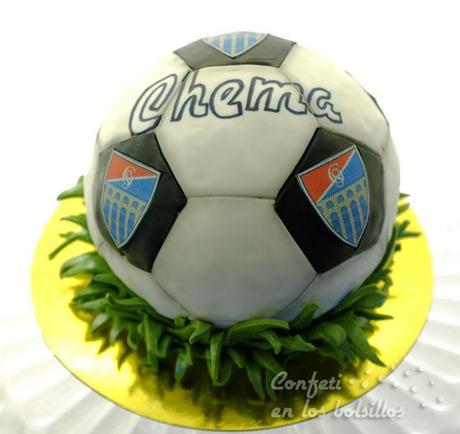 Tarta de futbol de Gimnástica Segoviana