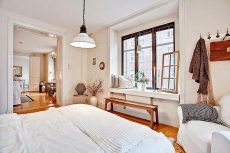 DECORAR UN APARTAMENTO CON TEXTILES BLANCOS DE ALGODÓN