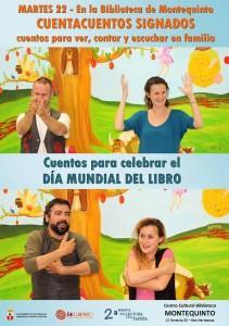 Martes 22 de abril a las 19:00 Cuentacuentos Signado para conmemorar el día de mundial del libro 2014 cuentaaaaaaaaaaaa