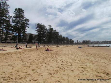 Manly beach; la playa oceánica de Sydney