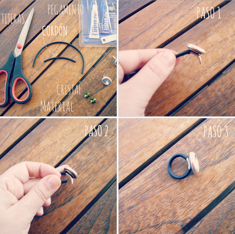 DIY Conjunto Pulsera y Anillo Rívoli Swarovski