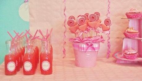  botellitas decoradas fiesta tonos rosas