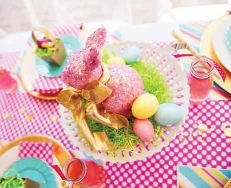 centro de mesa conejito