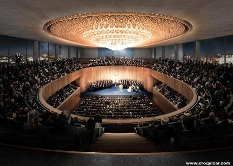 David Chipperfield es el vencedor del concurso para la sede del Nobel David-Chipperfield-Nobel-Center-Croquizar-6