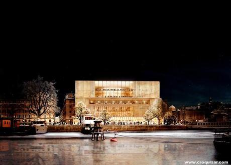 David Chipperfield es el vencedor del concurso para la sede del Nobel David-Chipperfield-Nobel-Center-Croquizar-2