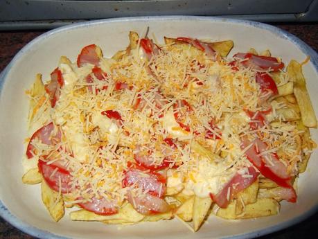 PATATAS CON SALSA DE CEBOLLA