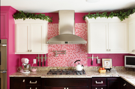 Top 20: Cocinas en Color Rosa