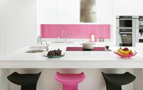 Top 20: Cocinas en Color Rosa