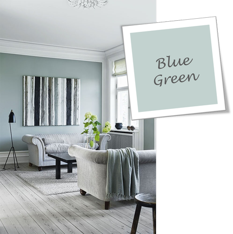 PINTAR LAS PAREDES CON EL ELEGANTE Y FRESCO COLOR BLUE GREEN