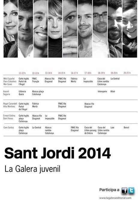 Sant Jordi 2014: Firmas