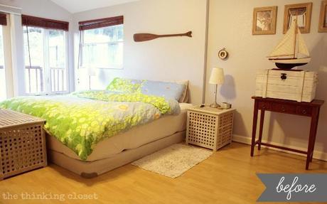 ANTES Y DESPUÉS: UN DORMITORIO DE ESTILO RÚSTICO NAÚTICO