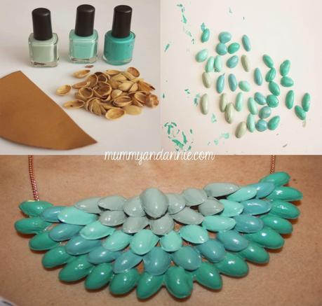 LOS DIY DE VIOLETA: COLLAR PISTACHOS