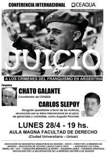 Juicio a los crímenes del Franquismo en Argentina - CEAQUA Aragón