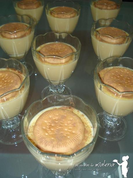 Natillas con galletas María