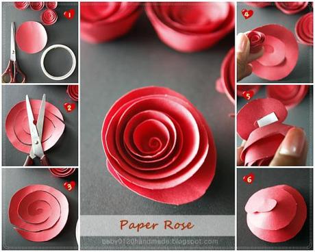 paper rose tutorial