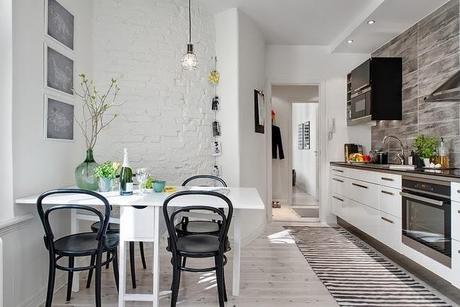 Decorar con estilo un piso en blanco y negro!