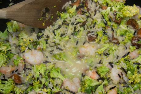 Risotto de brócoli e higos chumbos
