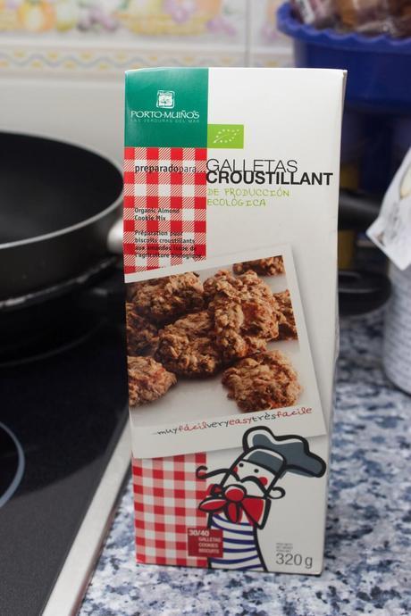 Galletas ecológicas de almendras, manzana y coco