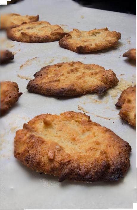 Galletas ecológicas de almendras, manzana y coco
