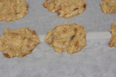 Galletas ecológicas de almendras, manzana y coco