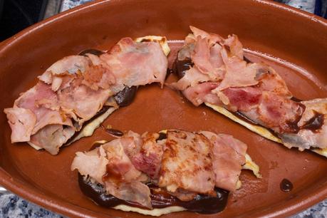 Filetes de pollo a la barbacoa gratinados