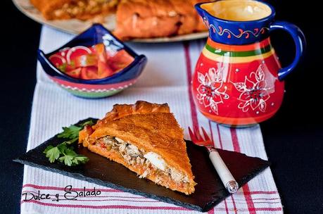 EMPANADA GALLEGA DE MERLUZA Y GAMBAS