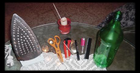 Reciclando: Recipiente con botella de plástico