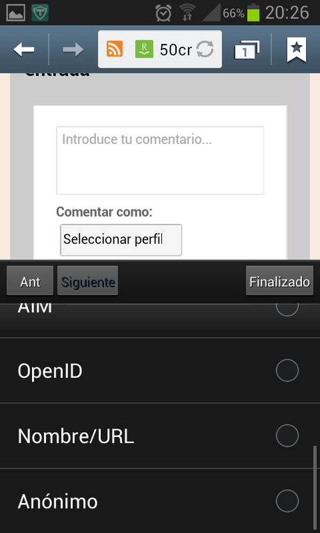 Aprende conmigo (I): Cómo publicar un comentario en un blog