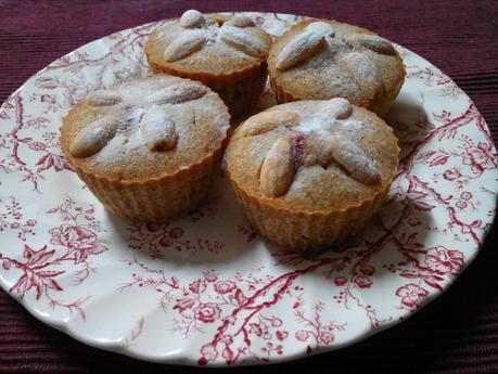 Financiers de frambuesa