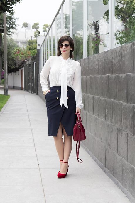 Mis Looks - Una blusa blanca con estilo