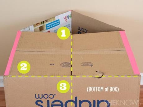 el corte de la casa de juegos hasta que sea plegable