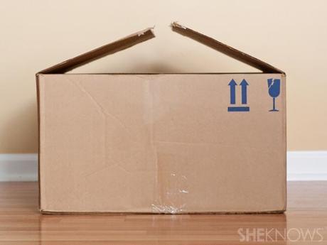 caja de cartón vacía