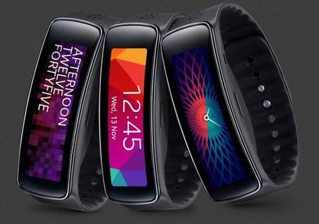 Diseño de la Samsung Gear Fit