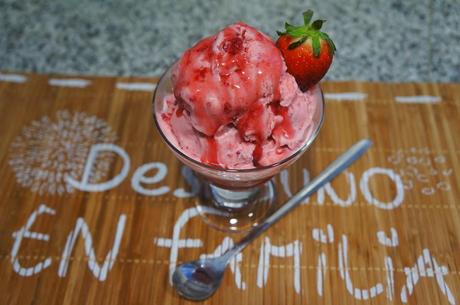 HELADO DE FRESA