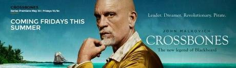 John Malkovich es un atípico Barbanegra en el primer avance de 'Crossbones'