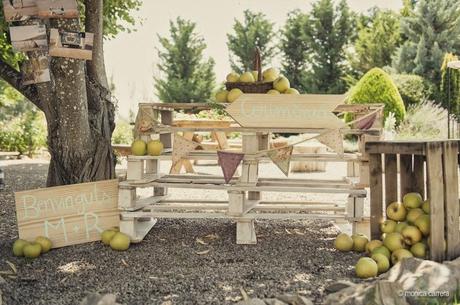 La boda rústica de Rubén y María