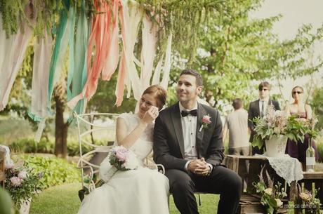 La boda rústica de Rubén y María
