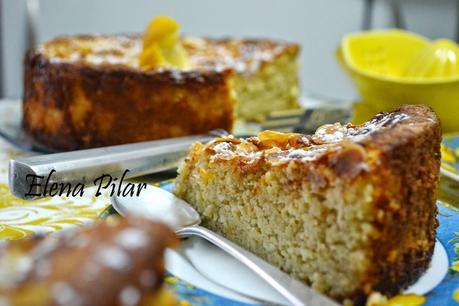 Pastel de almendras, requesón y limón Pastel de almendras, requesón y limón