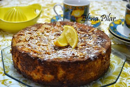 Pastel de almendras, requesón y limón Pastel de almendras, requesón y limón