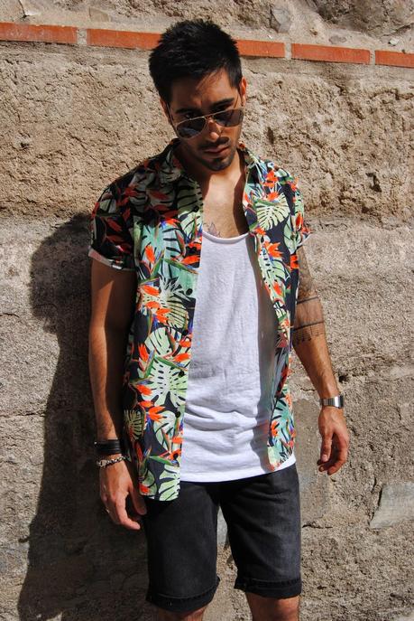 MEN STYLE : FLOWER SHIRT !!!