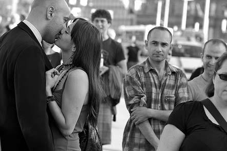 Fotografia de pareja en ciudad Fotografia de pareja en ciudad