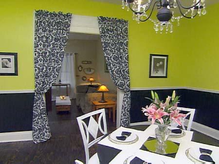 Bellos comedores en color verde