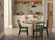 Bellos comedores color verde