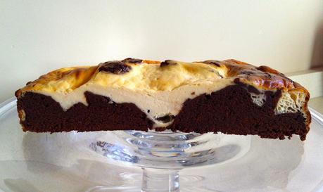 BROWNIE DE CHOCOLATE Y QUESO.