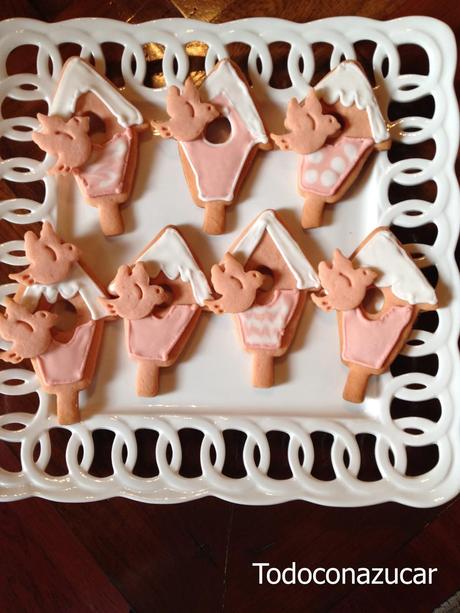 GALLETAS CON AROMA DE FRESA PARA UN BAUTIZO