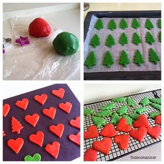 GALLETAS DE CANELA, DECORADAS PARA NAVIDAD.