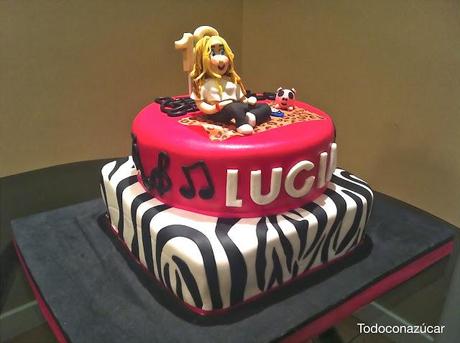 TARTA DE CEBRA CON DULCE DE LECHE.