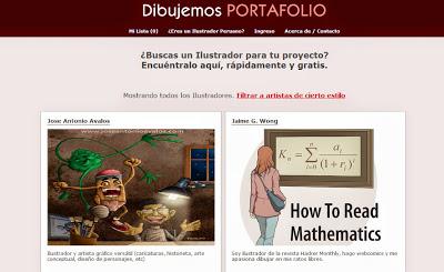 Dibujemos Portafolio, nueva web directorio de artistas peruanos.