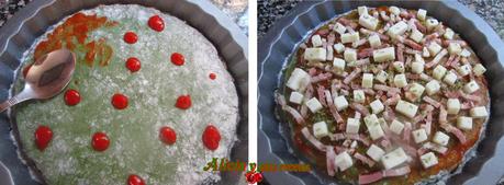 TORTA-PIZZA VERDE DE ESPINACAS