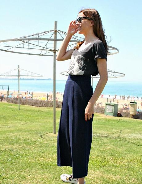 culottes y zapatillas